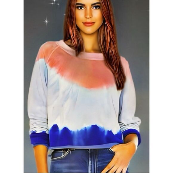 NWT Wildfox Monte Crop Sweatshirt - Picture 10 of 16